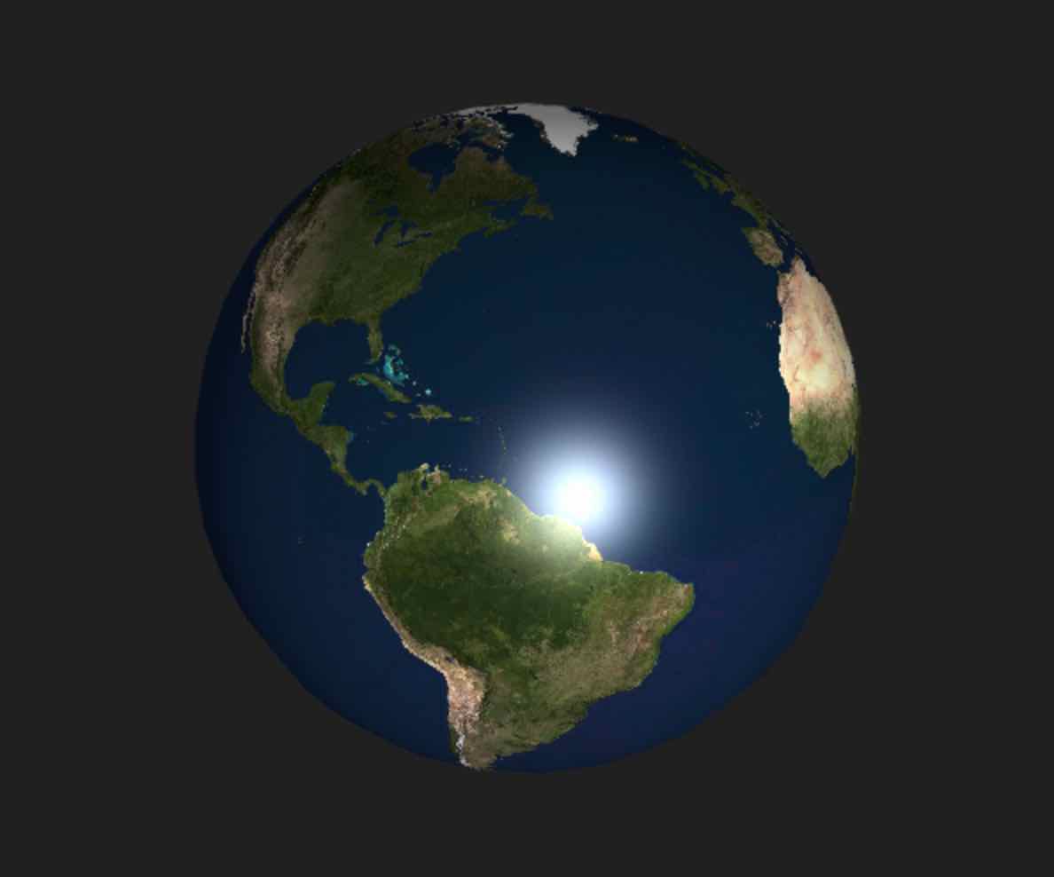 WebGL三维地球