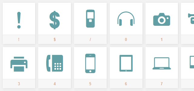 29个免费网页图标字体以及使用方法_ 图片描述