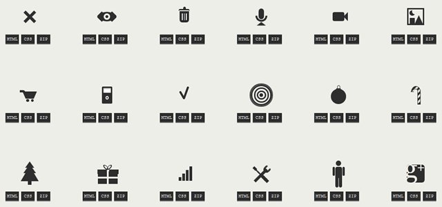 29个免费网页图标字体以及使用方法_ 图片描述