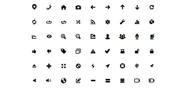 29个免费网页图标字体以及使用方法_ 图片描述