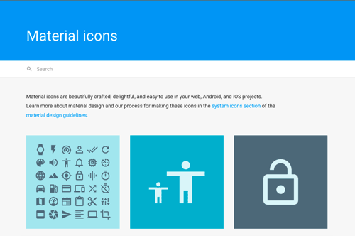 GoogleMaterialDesign的图标字体版本_ 图片描述