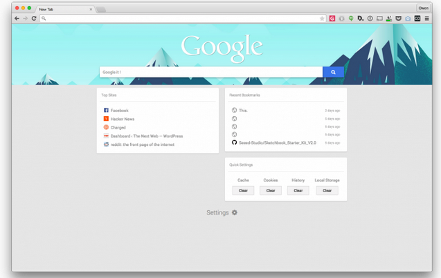 8款Chrome插件让你的标签页更酷炫_ 图片描述