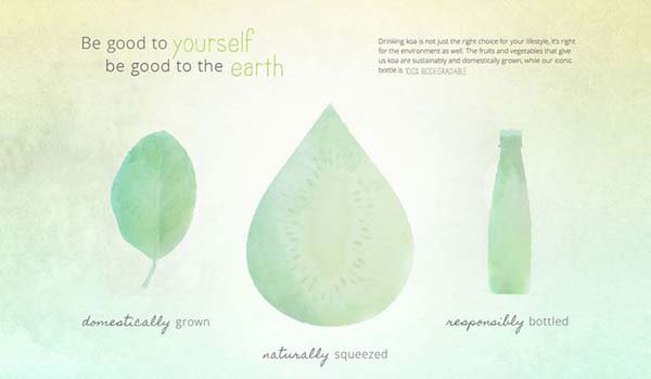 19个以水彩风格为主的网页设计_ 图片描述