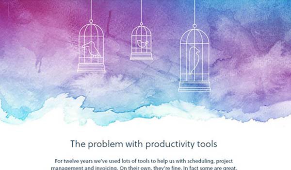 19个以水彩风格为主的网页设计_ 图片描述