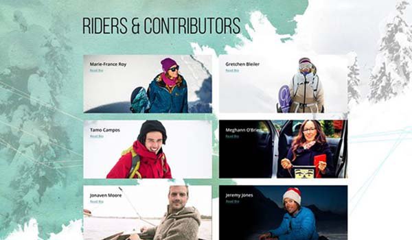 19个以水彩风格为主的网页设计_ 图片描述