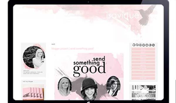 19个以水彩风格为主的网页设计_ 图片描述