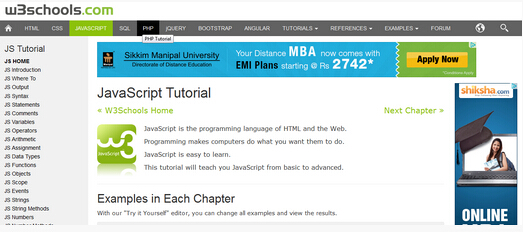 快速助新手学习JavaScript的十大免费资源_ 图片描述