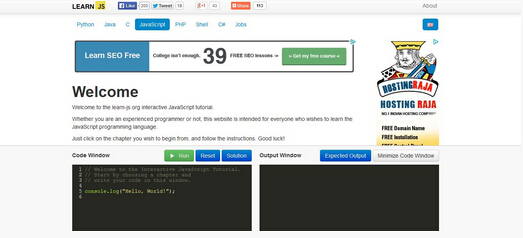 快速助新手学习JavaScript的十大免费资源_ 图片描述
