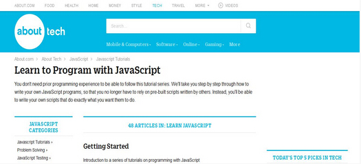 快速助新手学习JavaScript的十大免费资源_ 图片描述
