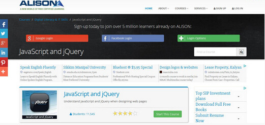 快速助新手学习JavaScript的十大免费资源_ 图片描述
