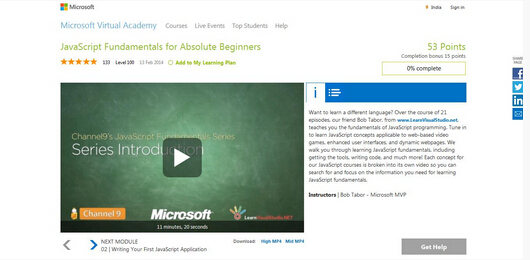 快速助新手学习JavaScript的十大免费资源_ 图片描述