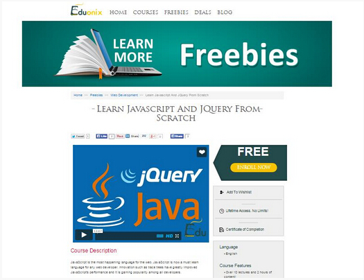 快速助新手学习JavaScript的十大免费资源_ 图片描述