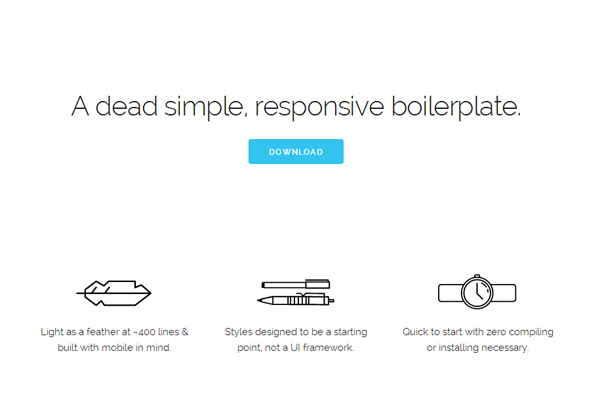 2015年有用的16大免费的响应式HTML5框架_ 图片描述