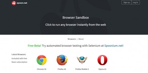 10个免费的顶级跨浏览器测试工具_ 图片描述