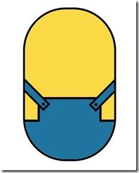 纯CSS3画出小黄人并实现动画效果_ 图片描述