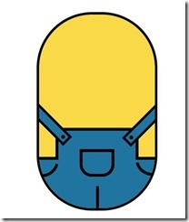 纯CSS3画出小黄人并实现动画效果_ 图片描述