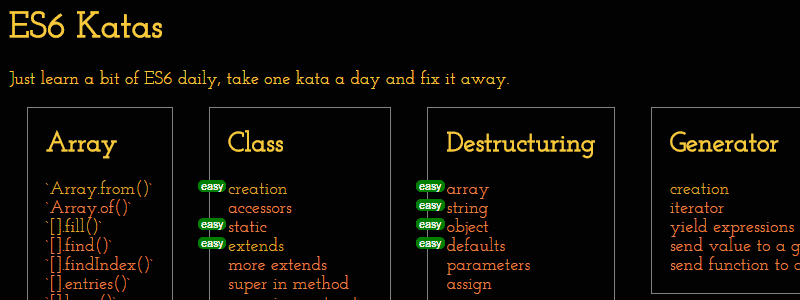 20个对前端开发人员有用的文档和指南_ ES6