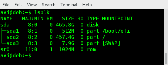 一些Linux桌面小技巧_ 找块设备