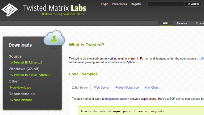 6个最佳的开源Python应用服务器_ Twisted