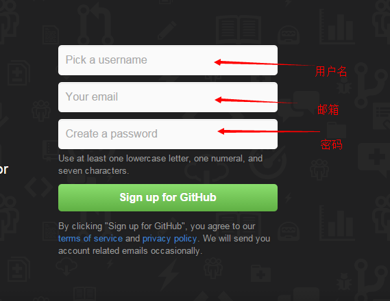 Github上创建我的第一个git项目_ 注册Github