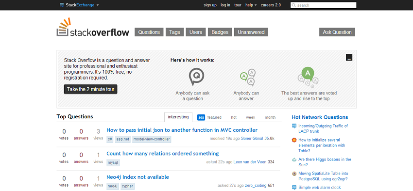 程序员常去的14个顶级开发社区_ Stack