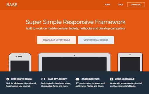 20个响应式的CSS和网格框架_ 图片描述