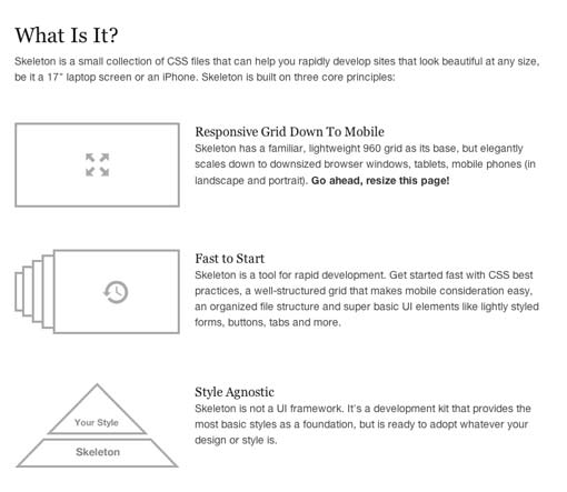 20个响应式的CSS和网格框架_ 图片描述
