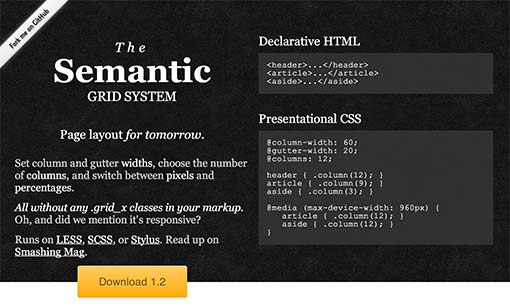 20个响应式的CSS和网格框架_ 图片描述