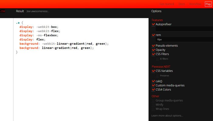 10个超棒的CSS3代码生成工具_ 图片描述