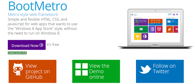 8个强大的基于Bootstrap的CSS框架_ 图片描述