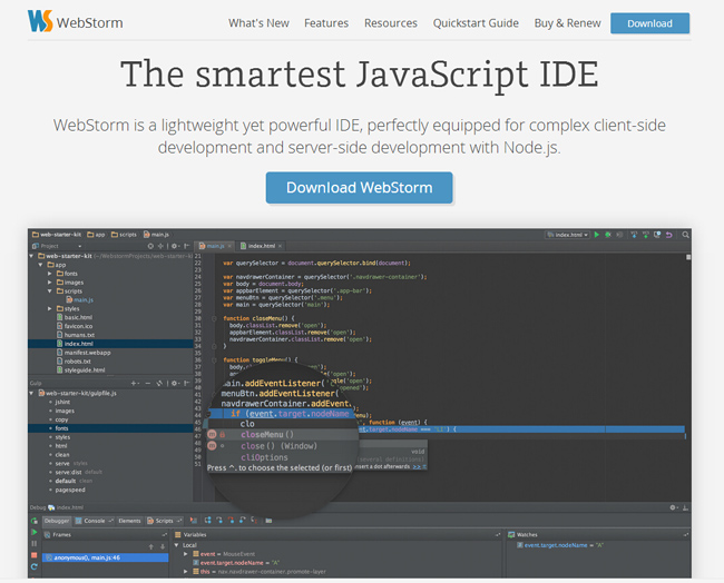 20个有用的Angular.js工具_ Webstorm
