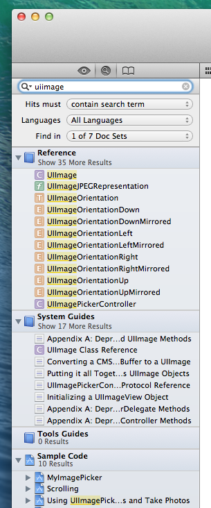 苹果Xcode帮助文档阅读指南_ 图片描述