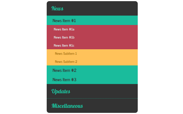 近20个绚丽实用的jQuery/CSS3侧边栏菜单_ 图片描述