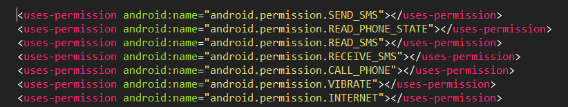 AndroidManifest配置文件介绍_ 图片描述
