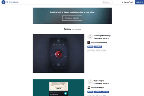 让界面动起来!移动动效设计必备灵感网站_ 图片描述