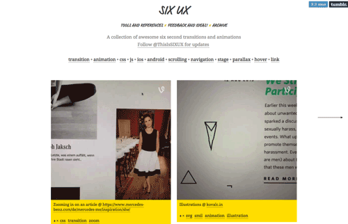 让界面动起来!移动动效设计必备灵感网站_ 图片描述