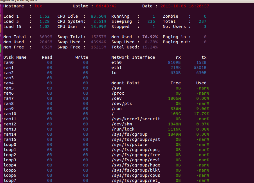 分享给Linux用户的10有用工具_ 图片描述