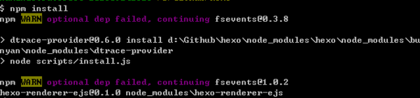 最新hexo3和Github搭建个人博客遇到问题和解决方法汇总!_ 图片描述