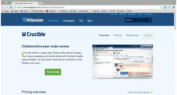 17款最佳的代码审查工具_ crucible