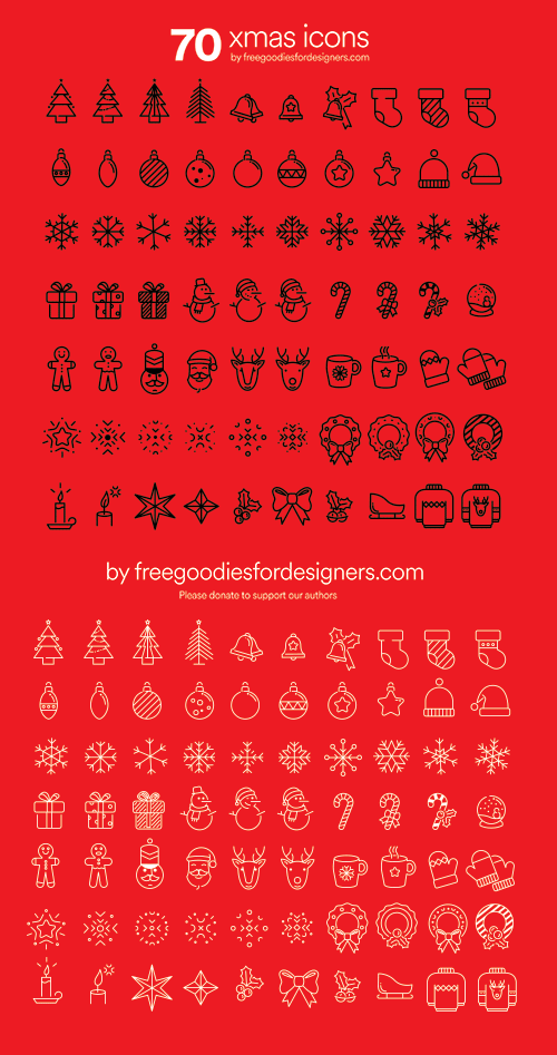 【前端设计福利】2015年圣诞节图标下载合集_ 图片描述
