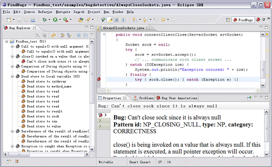 常用Java静态代码分析工具的分析与比较_ 图片描述