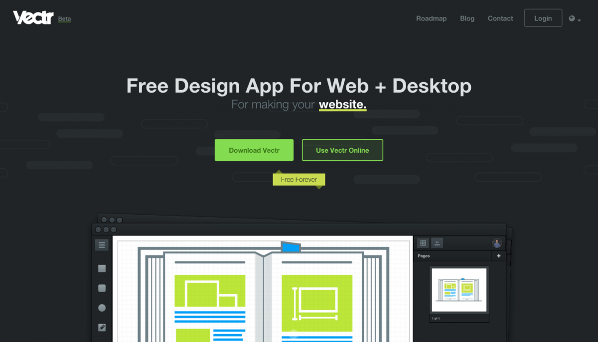 2016年十个必须尝试的设计工具_ Vectr