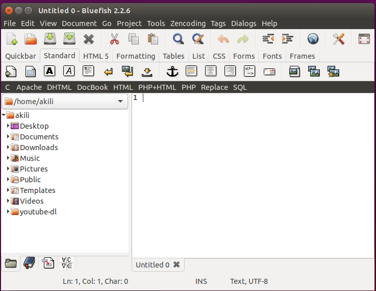 2015年12款最佳的开源文本编辑器_ Bluefish