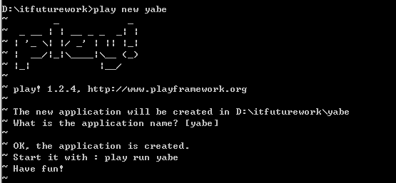 playframework入门学习手册_ 新建项目