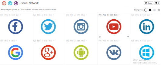 分享很不错的10个UI图标资源站_ 图片描述