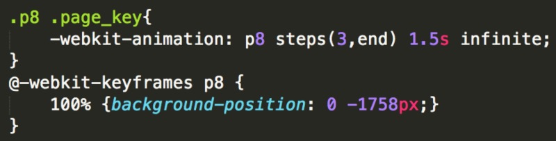 CSS3动画开发指南之逐帧动画_ 图片描述