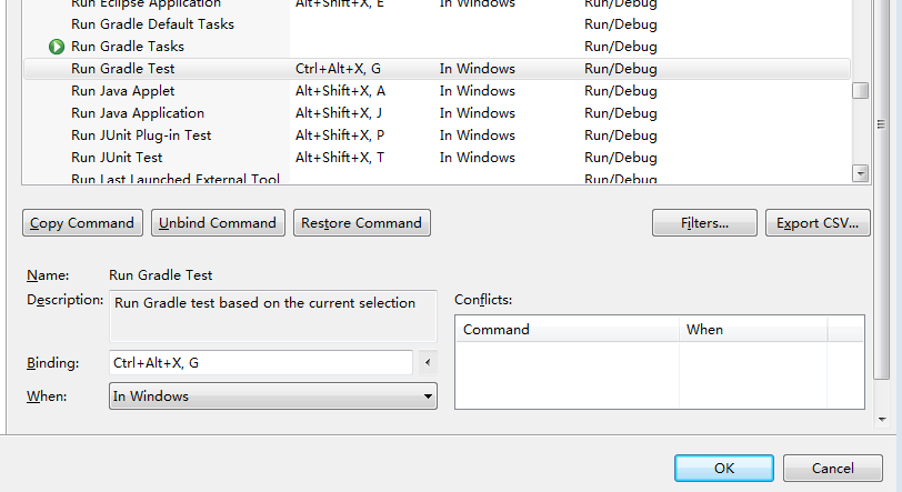 eclipse快捷键大全,快捷键自定义设置_ 图片描述