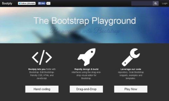 分享12款最佳的Bootstrap设计工具_ 图片描述