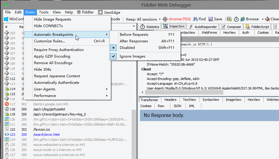 菜鸟老黑的经验:调试之Fiddler修改返回结果Response_ 图片描述