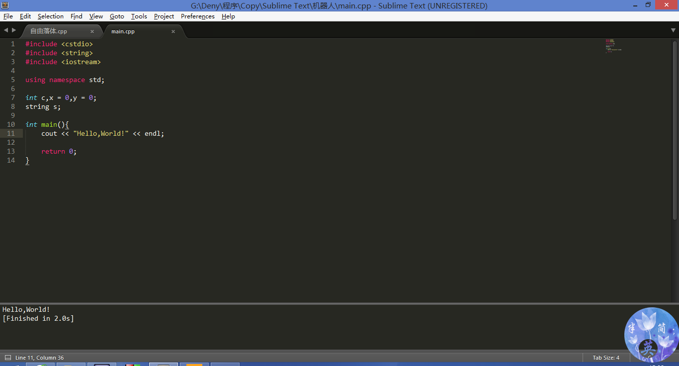 SublimeText3的配置问题_ 图片描述